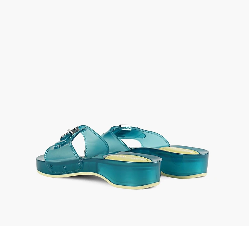 MELISSA | + SCHOLL TALON PESCURA BLEU FEMMES