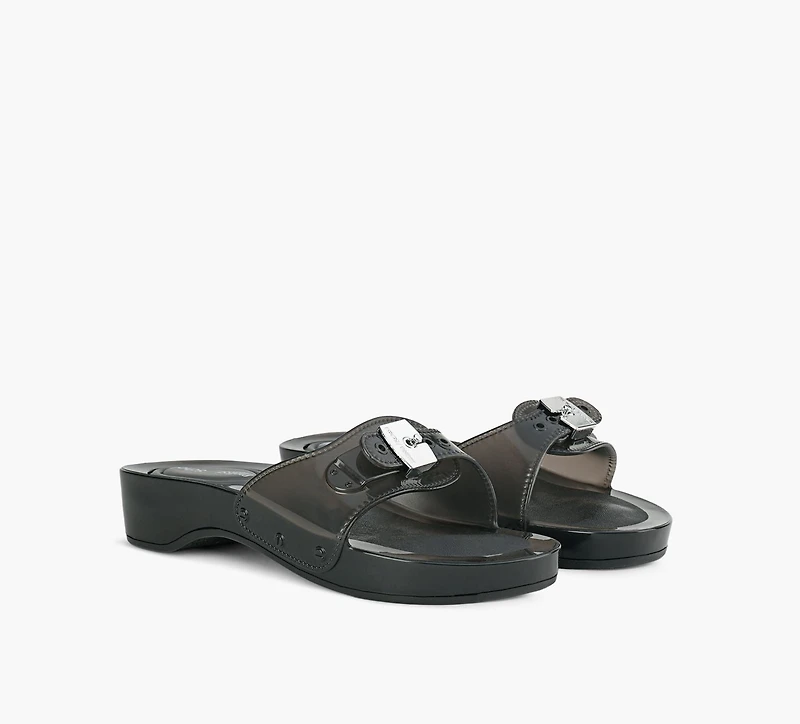 MELISSA | PESCURA À TALON + SCHOLL NOIR FEMMES