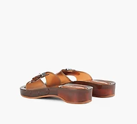 MELISSA | + SCHOLL TALON PESCURA BRUN FEMMES