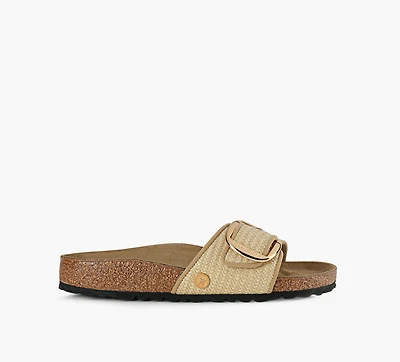 BIRKENSTOCK | MADRID À GROSSE BOUCLE BEIGE FEMMES