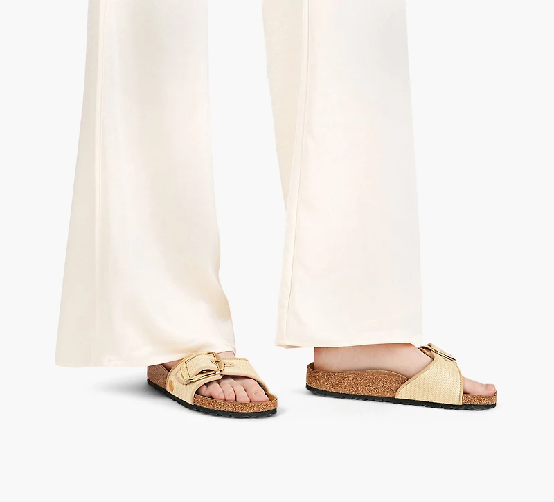 BIRKENSTOCK | MADRID À GROSSE BOUCLE BEIGE FEMMES