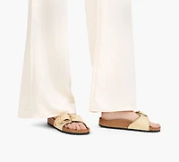BIRKENSTOCK | MADRID À GROSSE BOUCLE BEIGE FEMMES