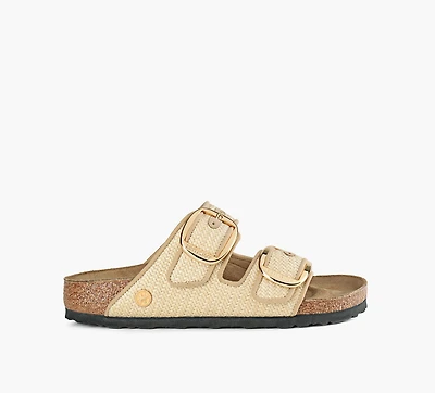 BIRKENSTOCK | ARIZONA À GROSSE BOUCLE BEIGE FEMMES