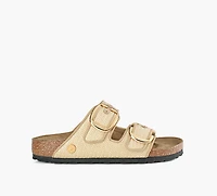 BIRKENSTOCK | ARIZONA À GROSSE BOUCLE BEIGE FEMMES