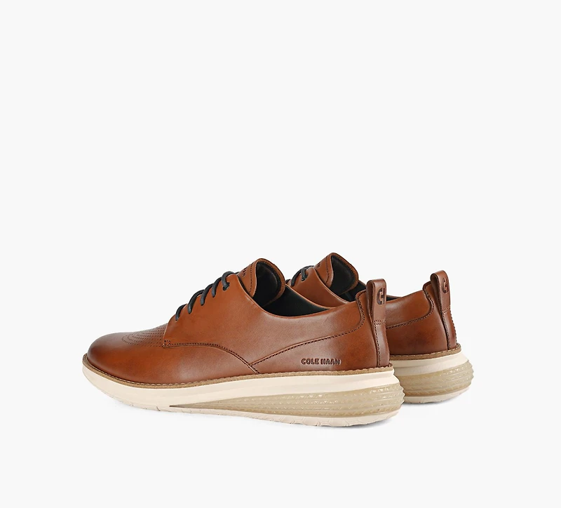 COLE HAAN | OXFORD ORIGINALGRAND ENERGYWEAVE PERFORÉ TAN HOMMES