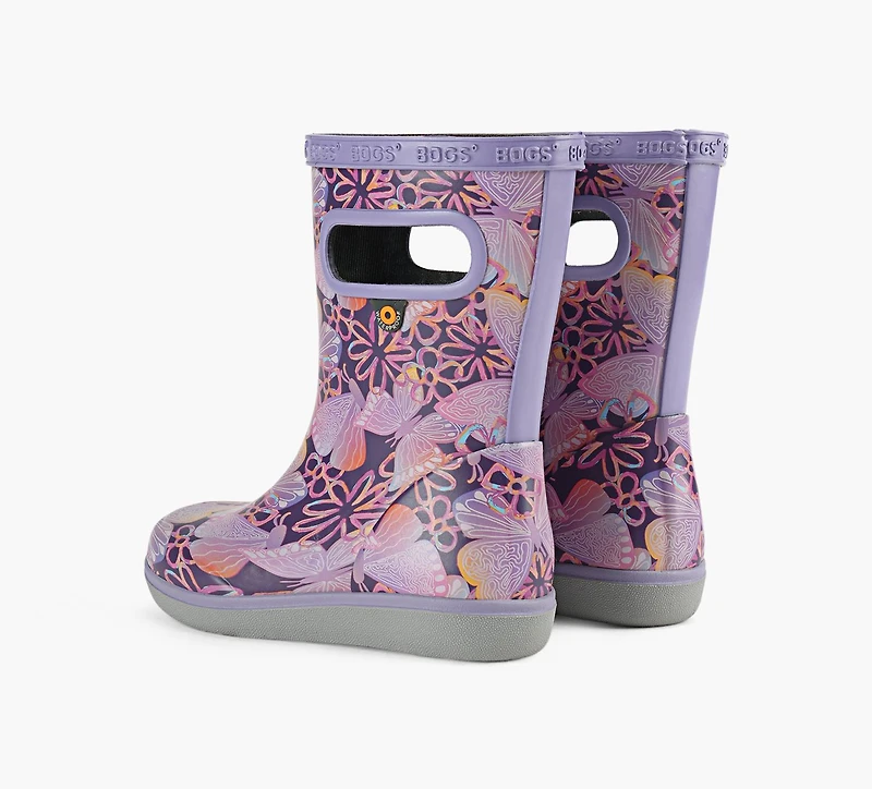 BOGS | BOTTE SKIPPER II - PAPILLON SOLAIRE VIOLET PETIT ENFANT FILLE