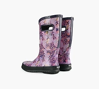 BOGS | BOTTE DE PLUIE PAPILLON SOLAIRE VIOLET GRAND ENFANT FILLE