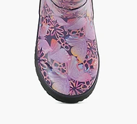 BOGS | BOTTE DE PLUIE PAPILLON SOLAIRE VIOLET GRAND ENFANT FILLE