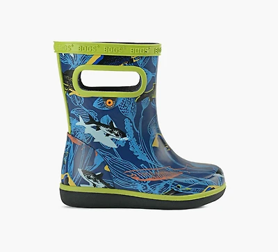 BOGS | BOTTE SKIPPER II - POISSON BLEU PETIT ENFANT GARCON