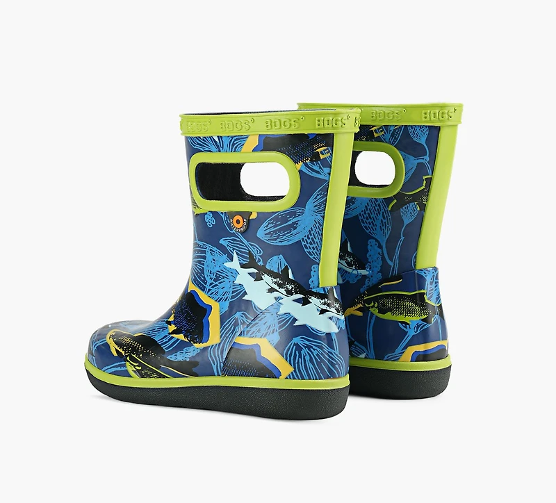 BOGS | BOTTE SKIPPER II - POISSON BLEU PETIT ENFANT GARCON