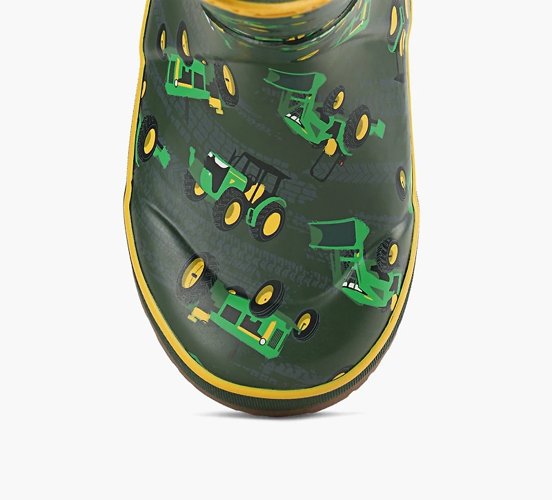 BOGS | BOTTE DE PLUIE TRACTEUR VERT GRAND ENFANT GARCON