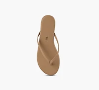 TKEES | TONG À PLATEFORME LILY BEIGE FEMMES