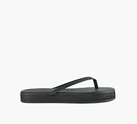 TKEES | TONG À PLATEFORME LILY NOIR FEMMES