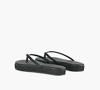 TKEES | TONG À PLATEFORME LILY NOIR FEMMES