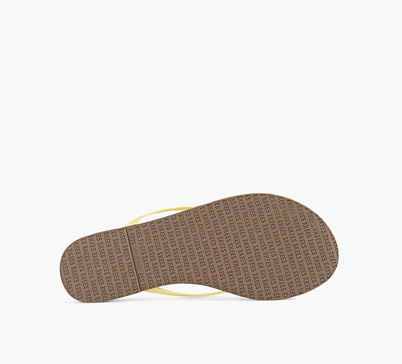 TKEES | TONG LILY NUDE JAUNE FEMMES