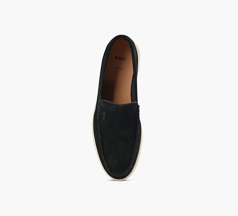 BOSS | MOCASSIN SIENNE NOIR HOMMES