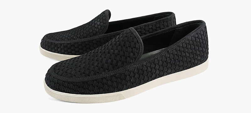 VINCE | MOCASSIN TRESSÉ SONOMA BLEU HOMMES