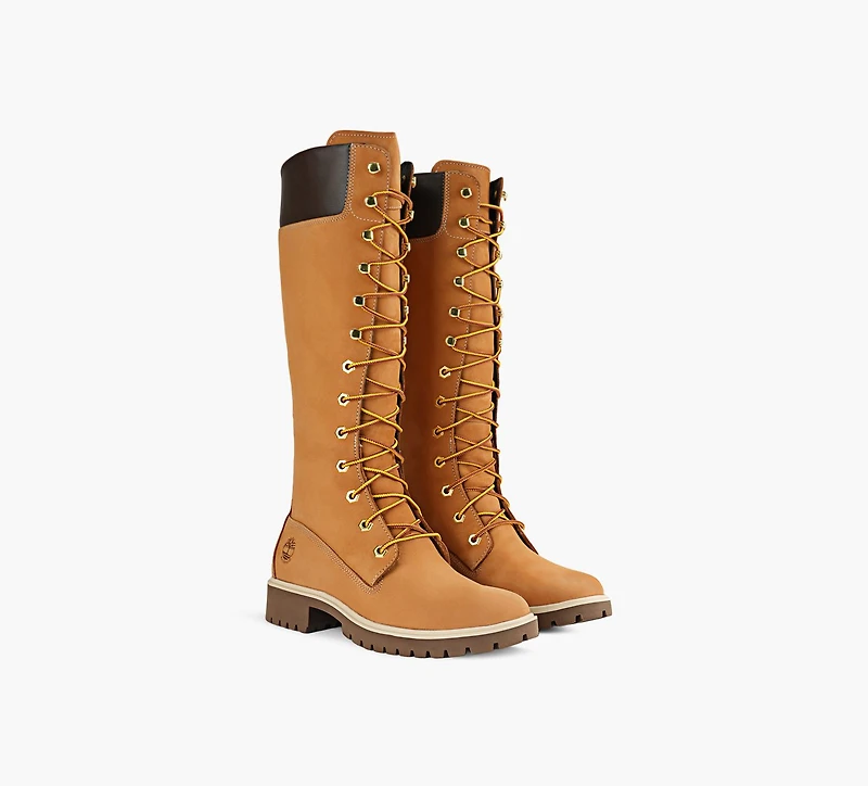 TIMBERLAND | BOTTE IMPERMÉABLE PREMIUM 14-POUCES TAN FEMMES