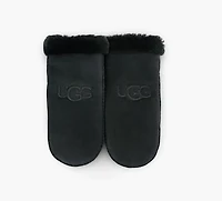 UGG | MITAINE BRODÉE EN PEAU DE MOUTON | NOIR | FEMMES