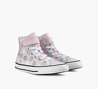 CONVERSE | CHUCK TAYLOR ALL STAR EASY-ON FLEURS EN BULLE ROSE PALE GRAND ENFANT FILLE