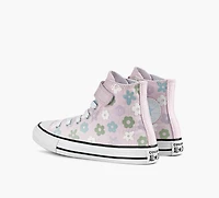 CONVERSE | CHUCK TAYLOR ALL STAR EASY-ON FLEURS EN BULLE ROSE PALE GRAND ENFANT FILLE