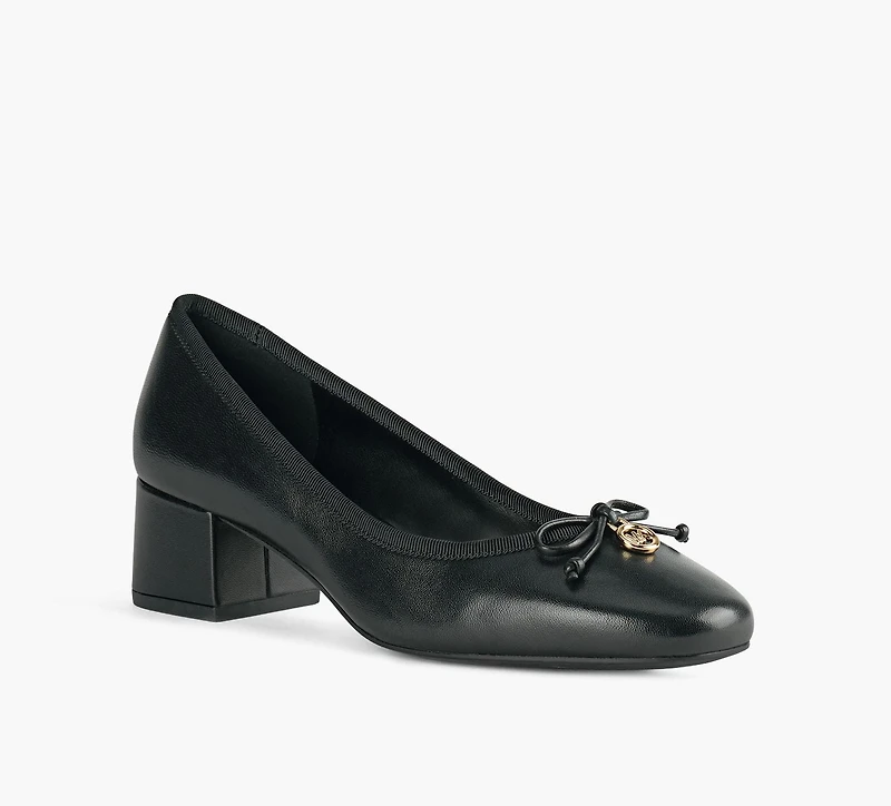 MICHAEL KORS | TALON MI-HAUT PIPER FLEX NOIR FEMMES