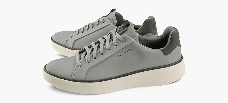 COLE HAAN | BASKET GRANDPRO TOPSPIN IMPERMÉABLE GRIS HOMMES