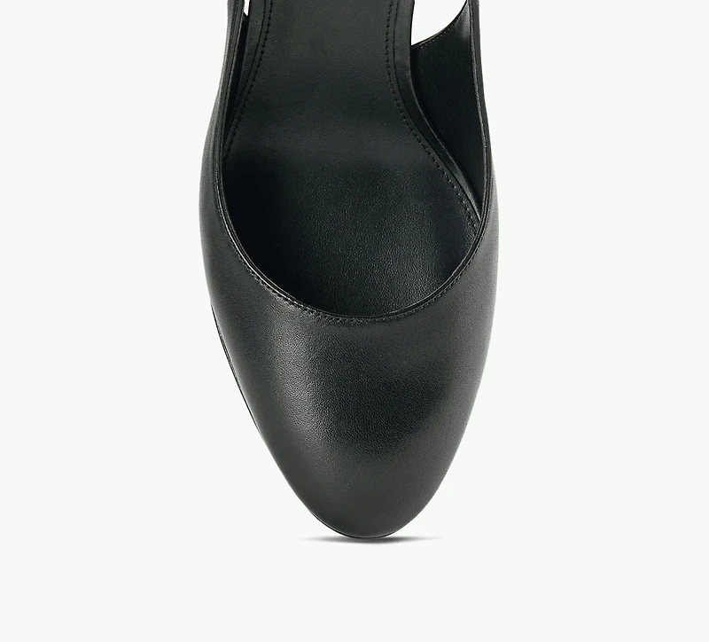 MICHAEL KORS | ESCARPIN PLATEFORME À BRIDE ARRIÈRE TRACY NOIR FEMMES