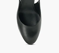 MICHAEL KORS | ESCARPIN PLATEFORME À BRIDE ARRIÈRE TRACY NOIR FEMMES