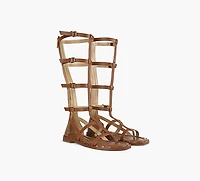 MICHAEL KORS | SANDALE À TALON NOA TAN FEMMES