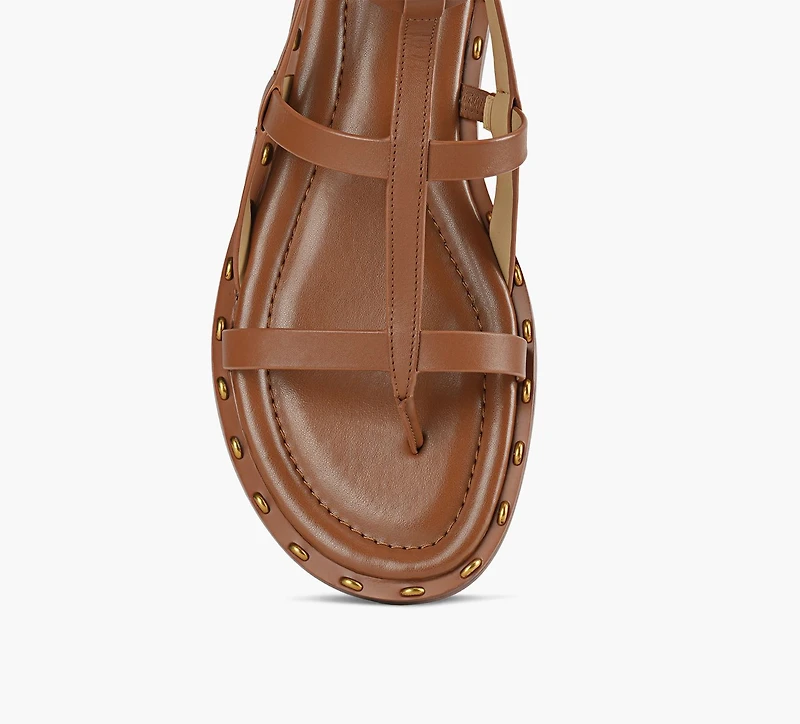 MICHAEL KORS | SANDALE À TALON NOA TAN FEMMES