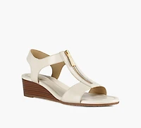 MICHAEL KORS | SANDALE COMPENSÉE BERKLEY BEIGE FEMMES