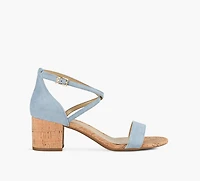 MICHAEL KORS | SANDALE SERENA FLEX BLEU FEMMES