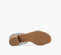 MICHAEL KORS | SANDALE SERENA FLEX BLEU FEMMES