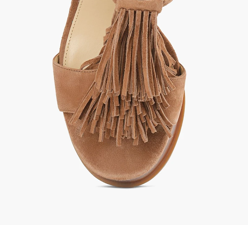MICHAEL KORS | SANDALE À PLATEFORME INDRA TAN FEMMES