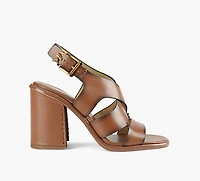 MICHAEL KORS | SANDALE À TALON RAVEN TAN FEMMES
