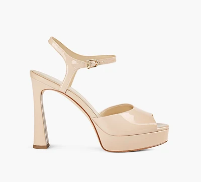 MICHAEL KORS | SANDALE À PLATEFORME HAUTE ROSIE BEIGE FEMMES