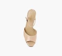 MICHAEL KORS | SANDALE À PLATEFORME HAUTE ROSIE BEIGE FEMMES