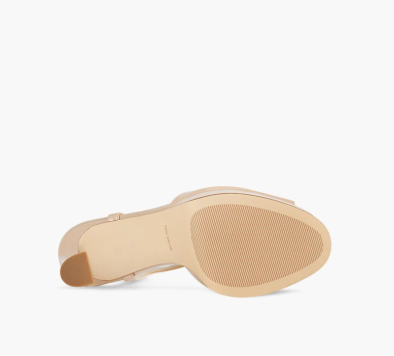 MICHAEL KORS | SANDALE À PLATEFORME HAUTE ROSIE BEIGE FEMMES