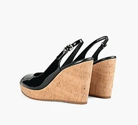 MICHAEL KORS | SANDALE COMPENSÉE ROSIE NOIR FEMMES