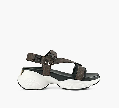 MICHAEL KORS | SANDALE BOWIE BRUN FEMMES