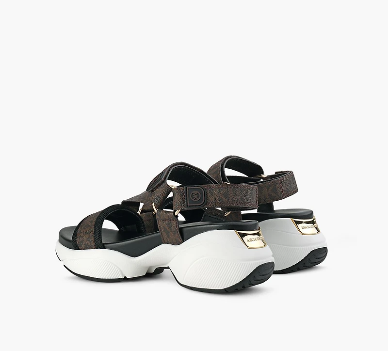 MICHAEL KORS | SANDALE BOWIE BRUN FEMMES