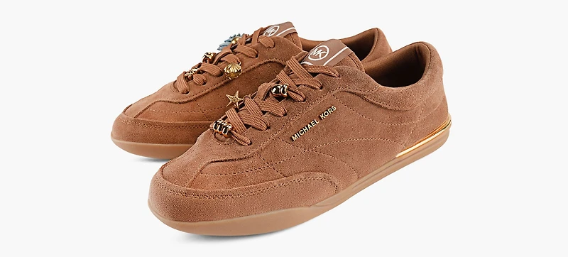 MICHAEL KORS | BASKET À LACETS NOLAN TAN FEMMES