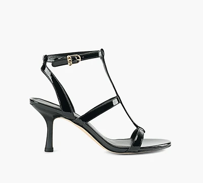 MICHAEL KORS | SANDALE MI-HAUTE NARA NOIR FEMMES