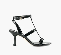 MICHAEL KORS | SANDALE MI-HAUTE NARA NOIR FEMMES