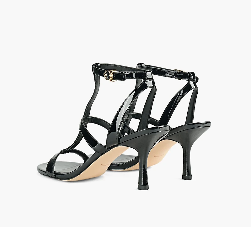 MICHAEL KORS | SANDALE MI-HAUTE NARA NOIR FEMMES