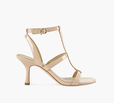 MICHAEL KORS | SANDALE MI-HAUTE NARA BEIGE FEMMES
