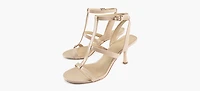 MICHAEL KORS | SANDALE MI-HAUTE NARA BEIGE FEMMES