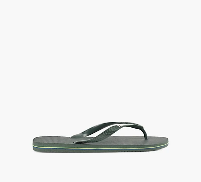 HAVAIANAS | TONG BRAZIL LOGO KHAKI HOMMES
