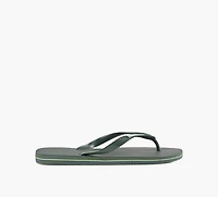 HAVAIANAS | TONG BRAZIL LOGO KHAKI HOMMES